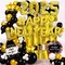 New Years Eve Party Supplies 2025 Happy New Year Decorations 2025 Balloons Party Set, 2025 New Years Decorations with Happy New Year Foil Banner, Latex Balloons, Curtains Backdrop for NYE Decorations